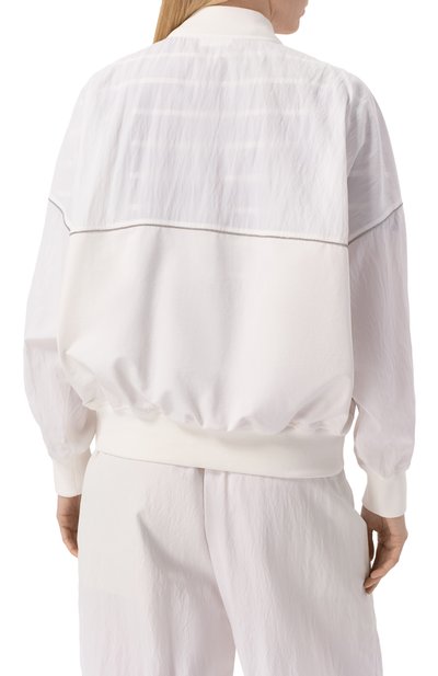 Хлопковый бомбер BRUNELLO CUCINELLI, арт. MH827VE706, фото 4