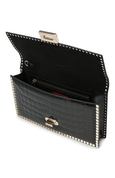 Клатч rockstud из кожи аллигатора VALENTINO, арт. RW2B0D18/C0D/AMIS, фото 4