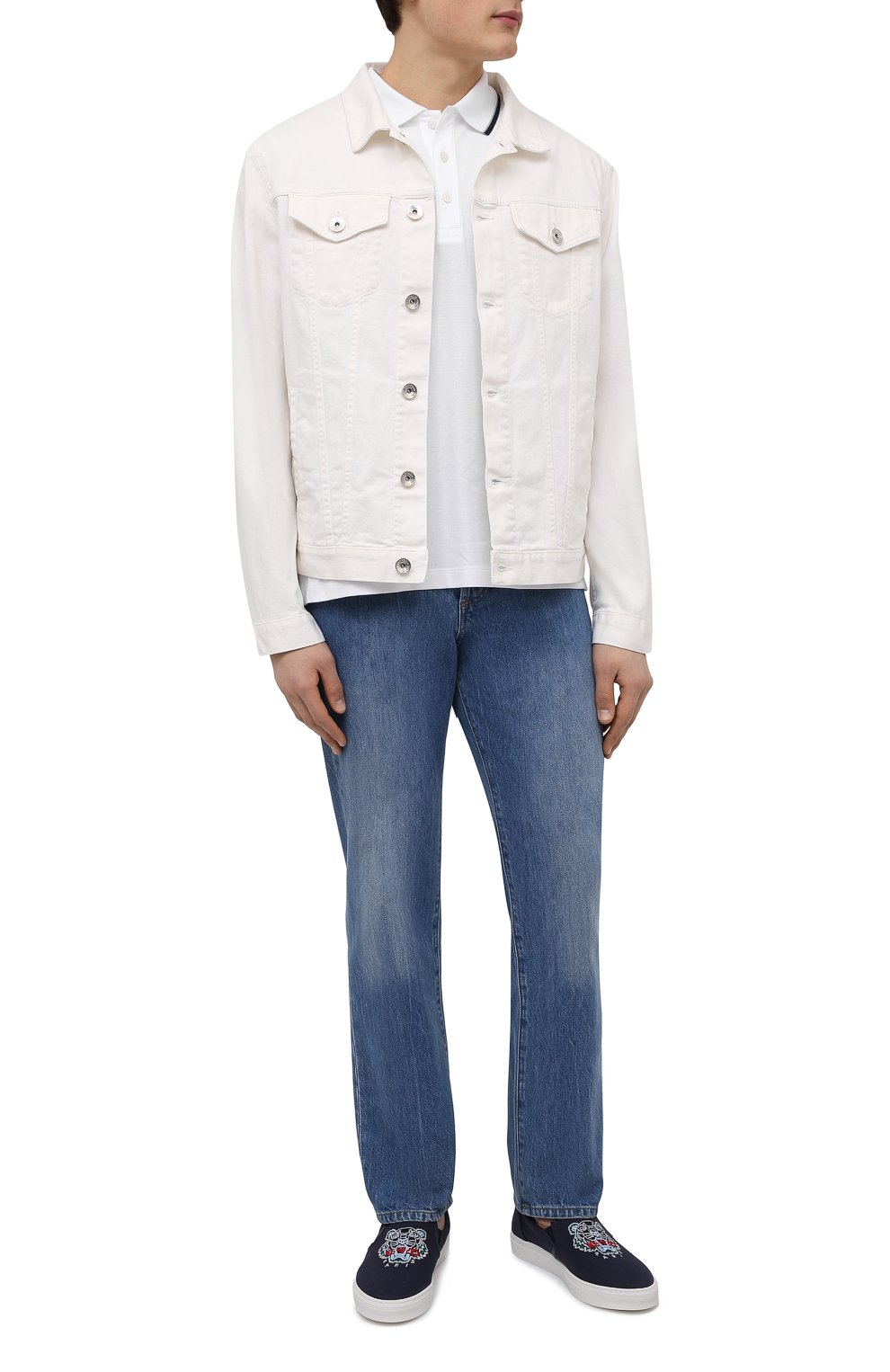 Текстильные слипоны KENZO, арт. FB65SN100F71, фото 2