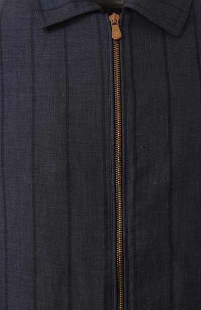 Бомбер из шерсти и льна BRUNELLO CUCINELLI, арт. MW4756205P, фото 5