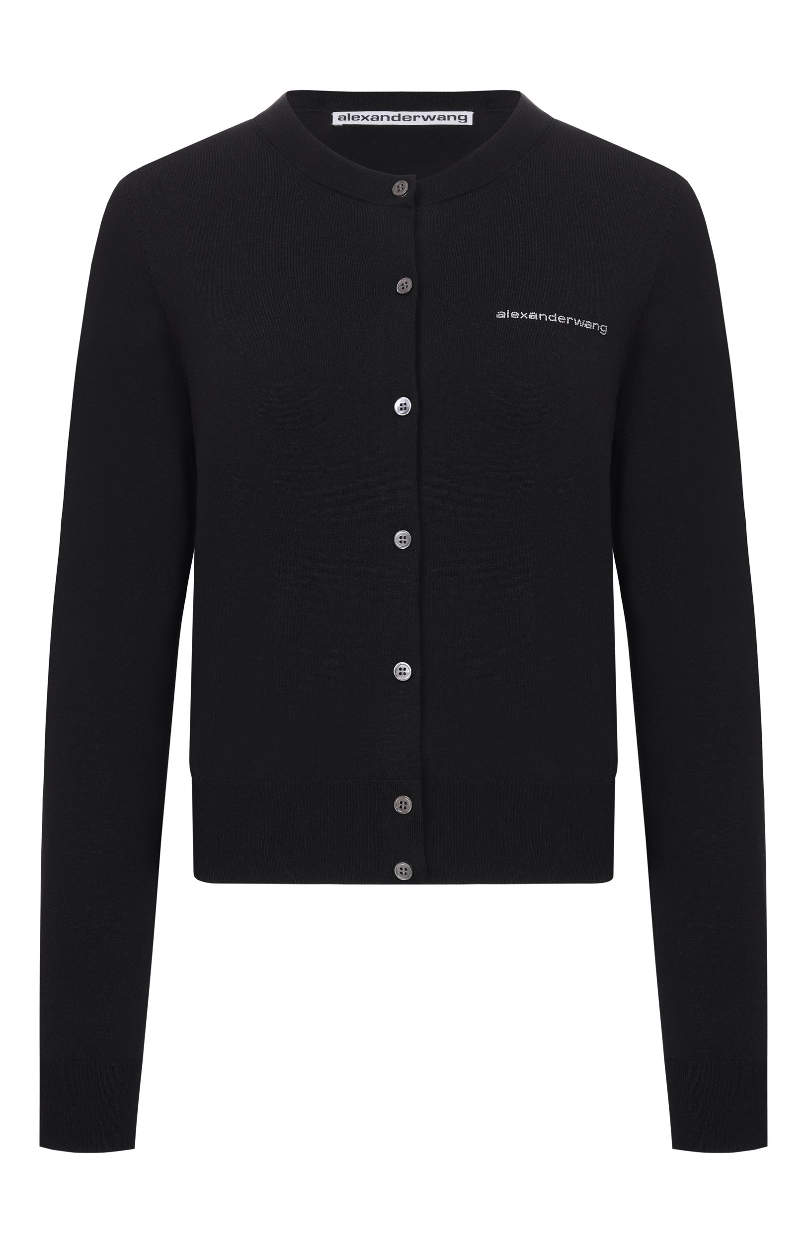 Кардиган ALEXANDER WANG черного цвета по цене 65900 руб., арт. 1KC3263085, фото 1 Кардиган ALEXANDER WANG, арт. 1KC3263085, фото 1