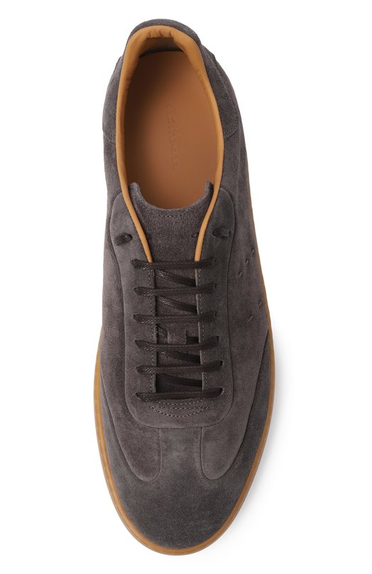 Замшевые кеды Stitching Kiton USSA335N0127904 Серый  USSA335N0127904 Фото 6