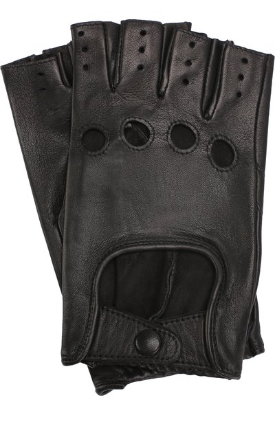Кожаные митенки с перфорацией AGNELLE, арт. FAYEDC, фото 1