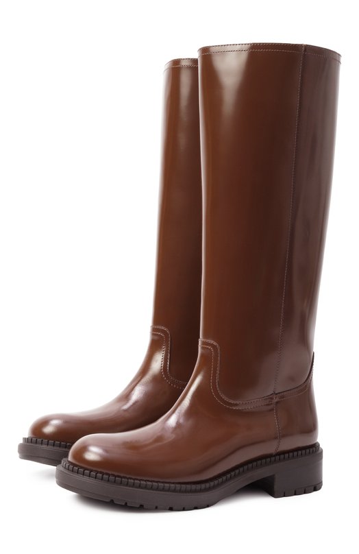 Кожаные сапоги Concept Casadei 1S369A0301/C2858 Коричневый 1S369A0301/C2858