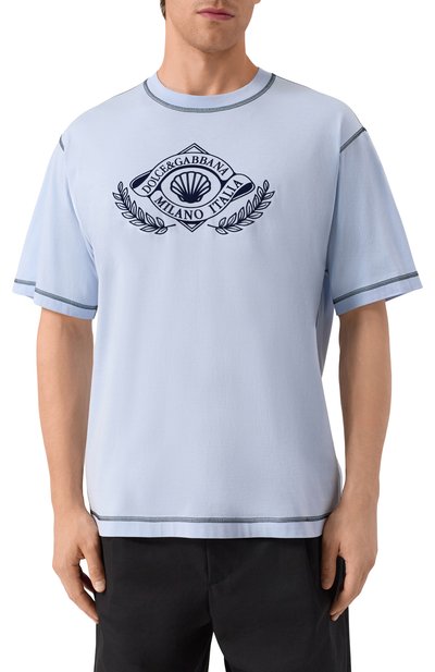 Хлопковая футболка DOLCE & GABBANA, арт. G8PN9T/G7PEC, фото 3