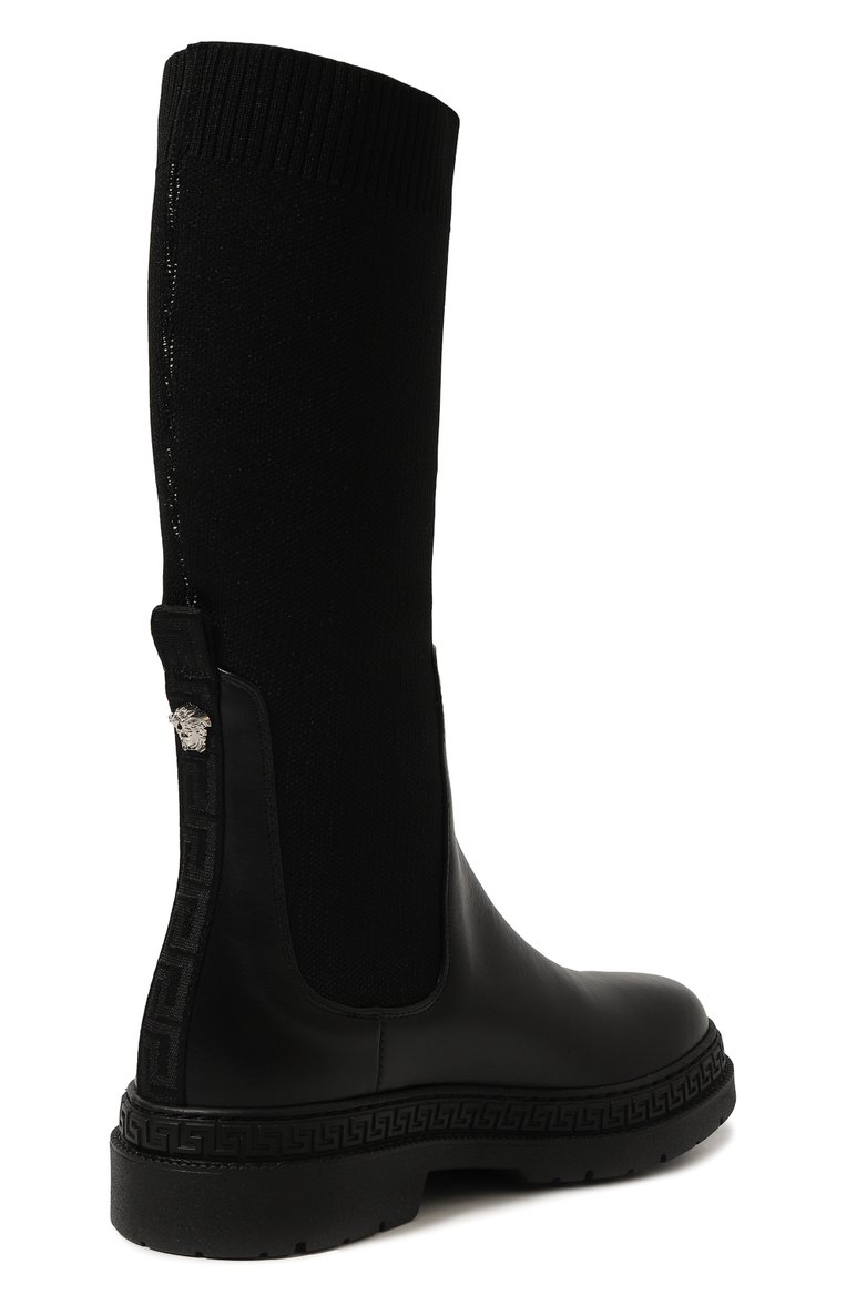 Кожаные сапоги VERSACE, арт. 1011155/1A05323/34-38, фото 3