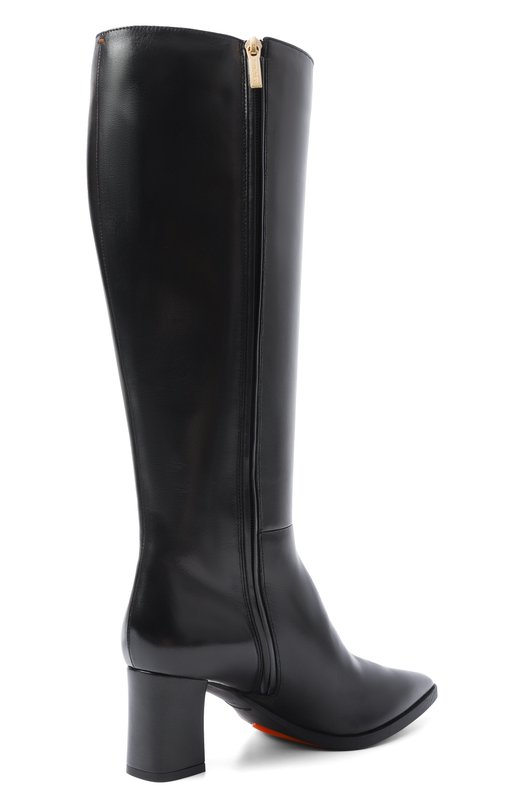 Кожаные сапоги Santoni WSEG71881PC4HVGB Чёрный  WSEG71881PC4HVGB Фото 5