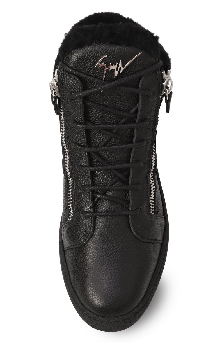 Кожаные кеды kriss GIUSEPPE ZANOTTI DESIGN, арт. RU10000/001_, фото 6