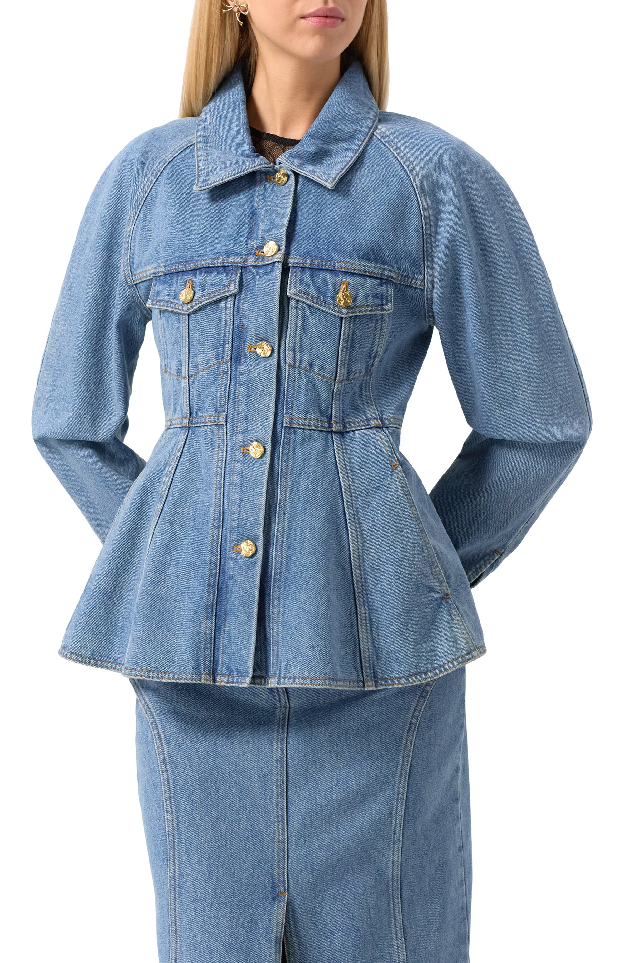 Джинсовый жакет NINA RICCI, арт. 24ADVE017/C01072, фото 3