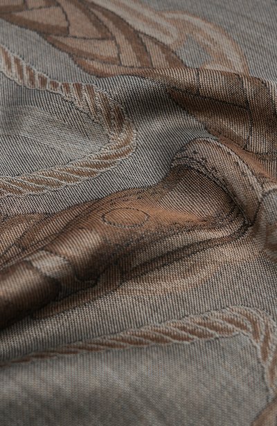 Шаль из шелка и кашемира ELIE SAAB бежевого цвета по цене 82950 руб., арт. 710011819, фото 3 Шаль из шелка и кашемира ELIE SAAB, арт. 710011819, фото 3
