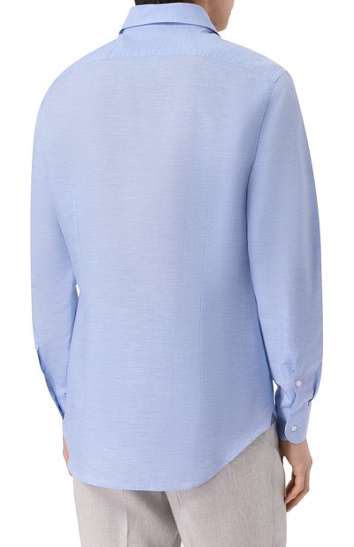 Рубашка изо льна и хлопка CORNELIANI, арт. 27P156/2711615, фото 4