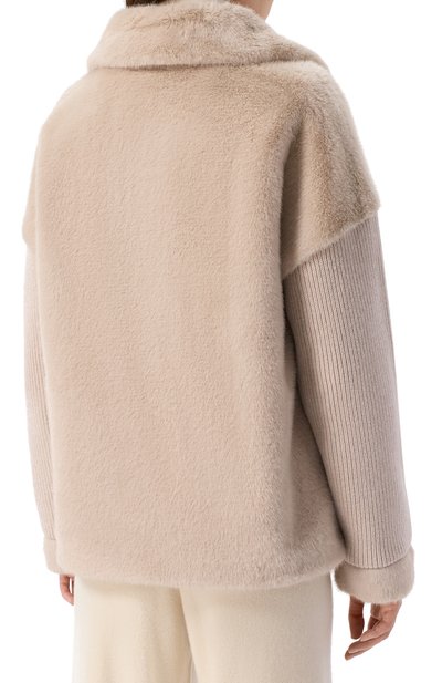 Дубленка из экомеха DIEGO M, арт. 25IM-B253/25IT-246, фото 4