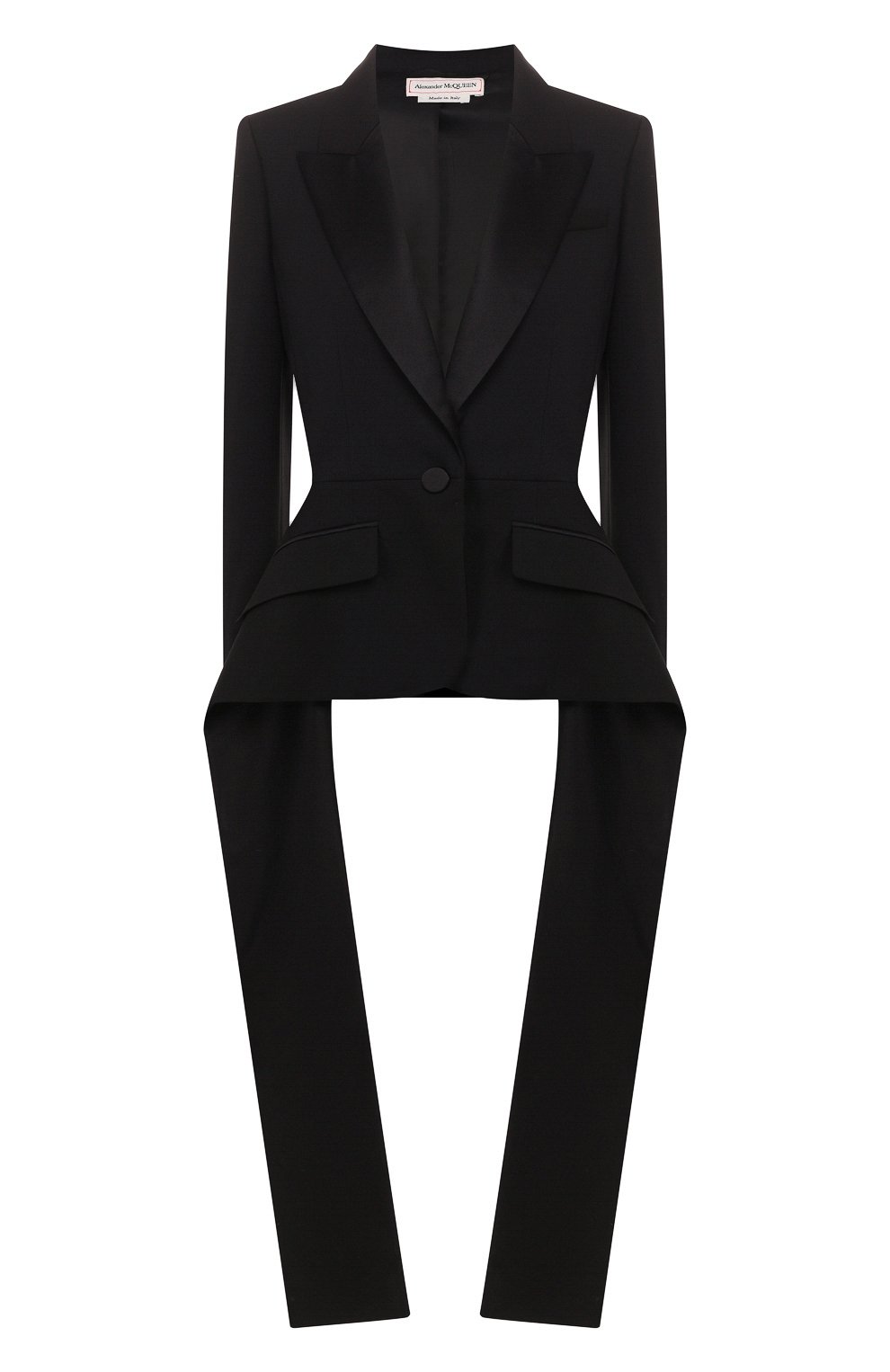 Жакет из смеси шерсти и шелка ALEXANDER MCQUEEN, арт. 612810/QJAAA, фото 1