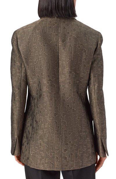 Жакет из шелка и шерсти GIORGIO ARMANI, арт. GW001951/TE16797, фото 4