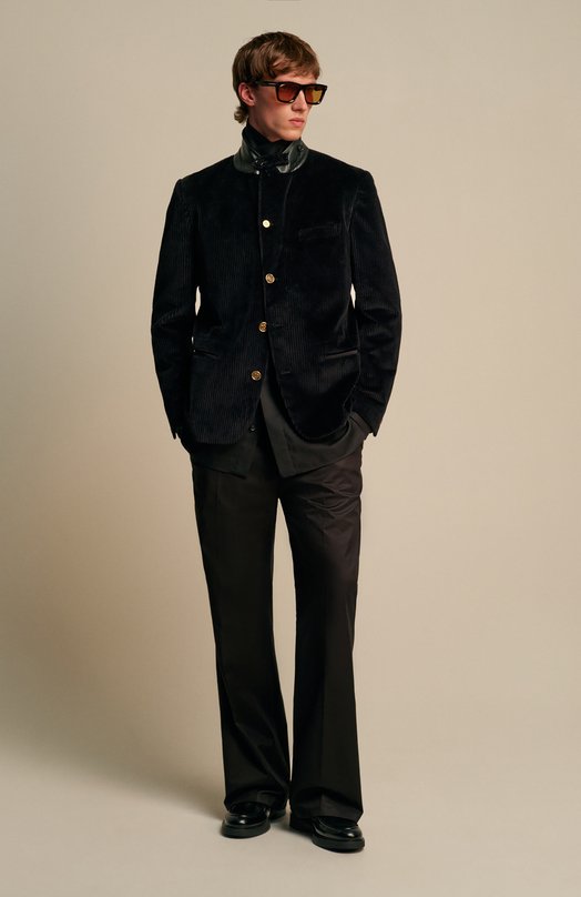 Вельветовый пиджак Dolce & Gabbana G2VG3Z/FUWDU Чёрный  G2VG3Z/FUWDU Фото 6