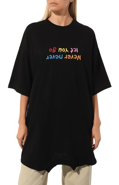 Хлопковая футболка VETEMENTS, арт. UE54TR480B, фото 3