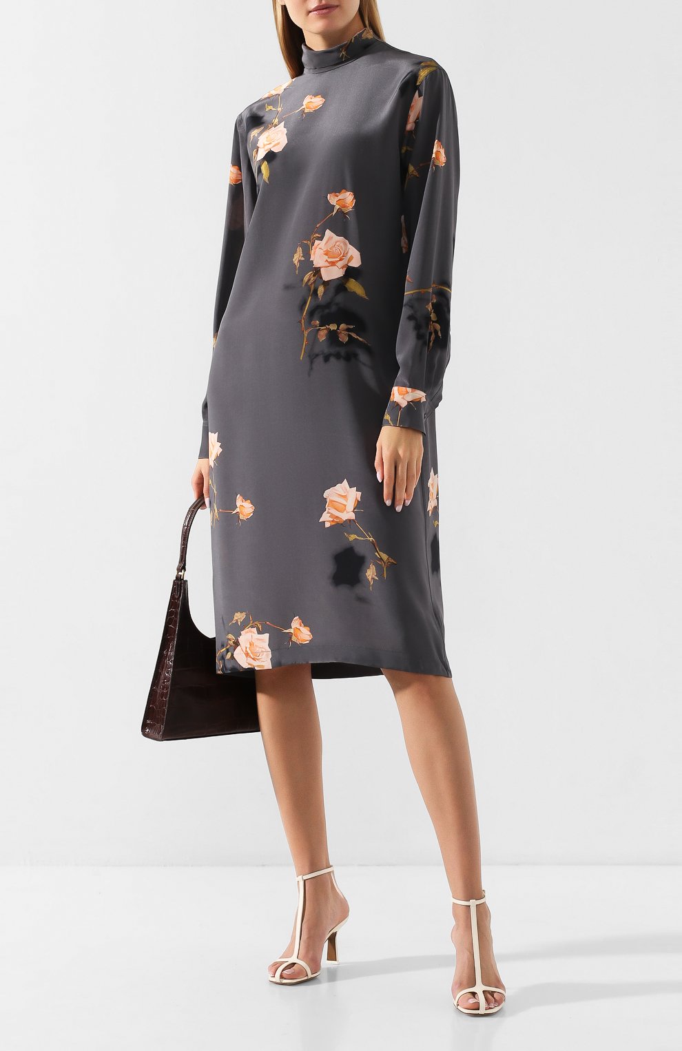 Шелковое платье DRIES VAN NOTEN, арт. 192-11076-8200, фото 2