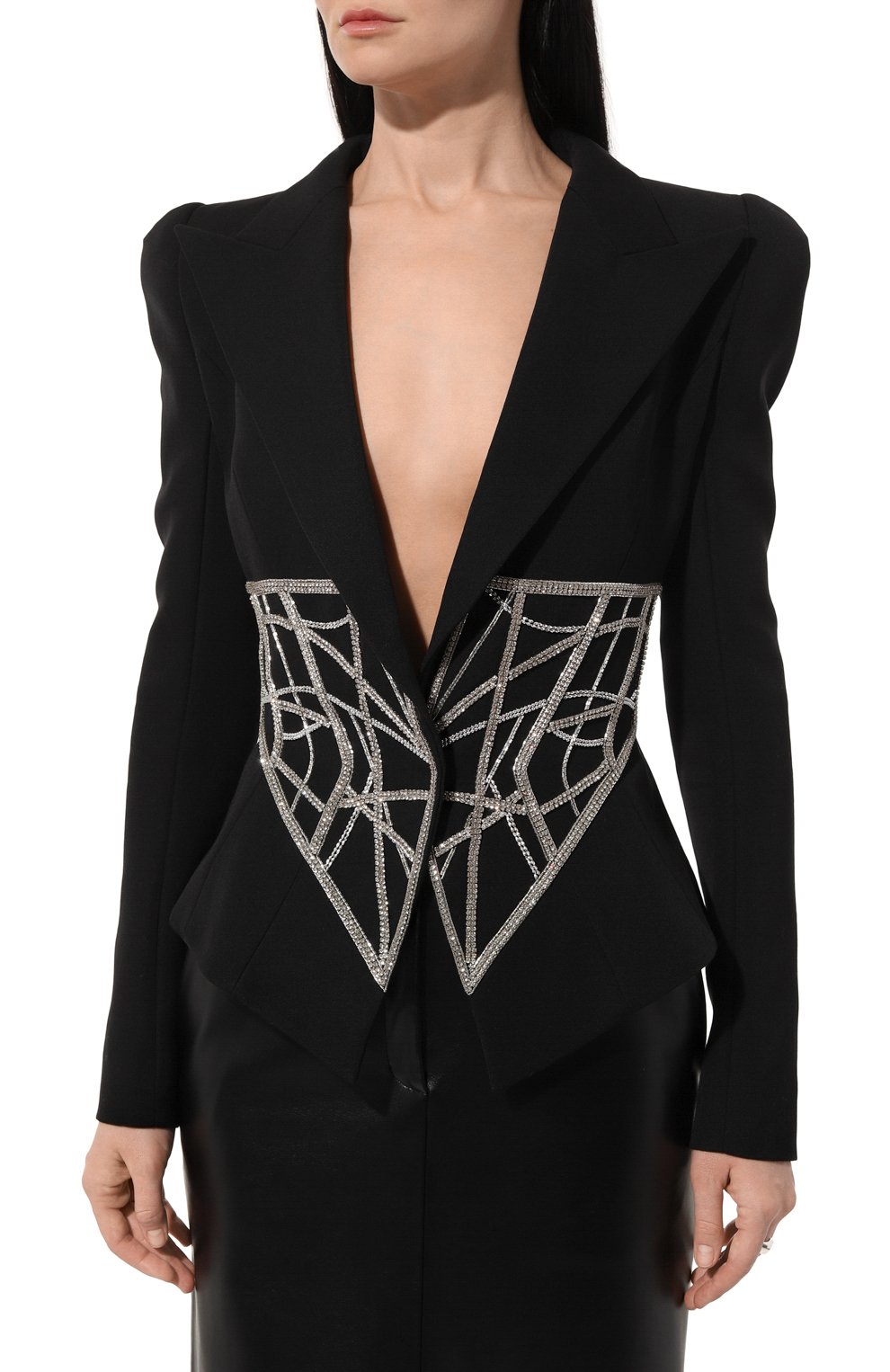 Шерстяной жакет BALMAIN, арт. AF0SE007PB85, фото 3