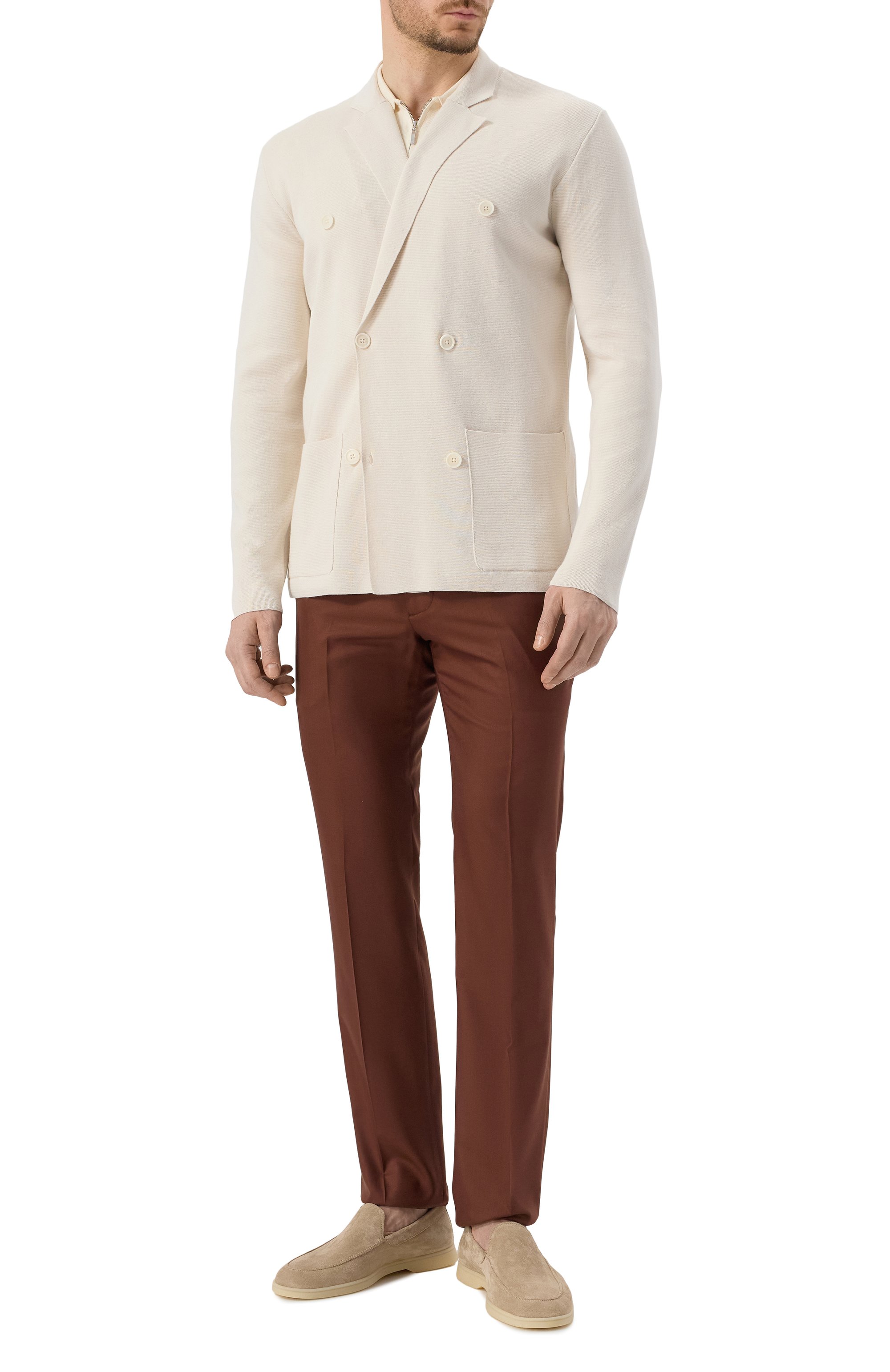 Хлопковый пиджак CORNELIANI, арт. 25M594-2525155, фото 2