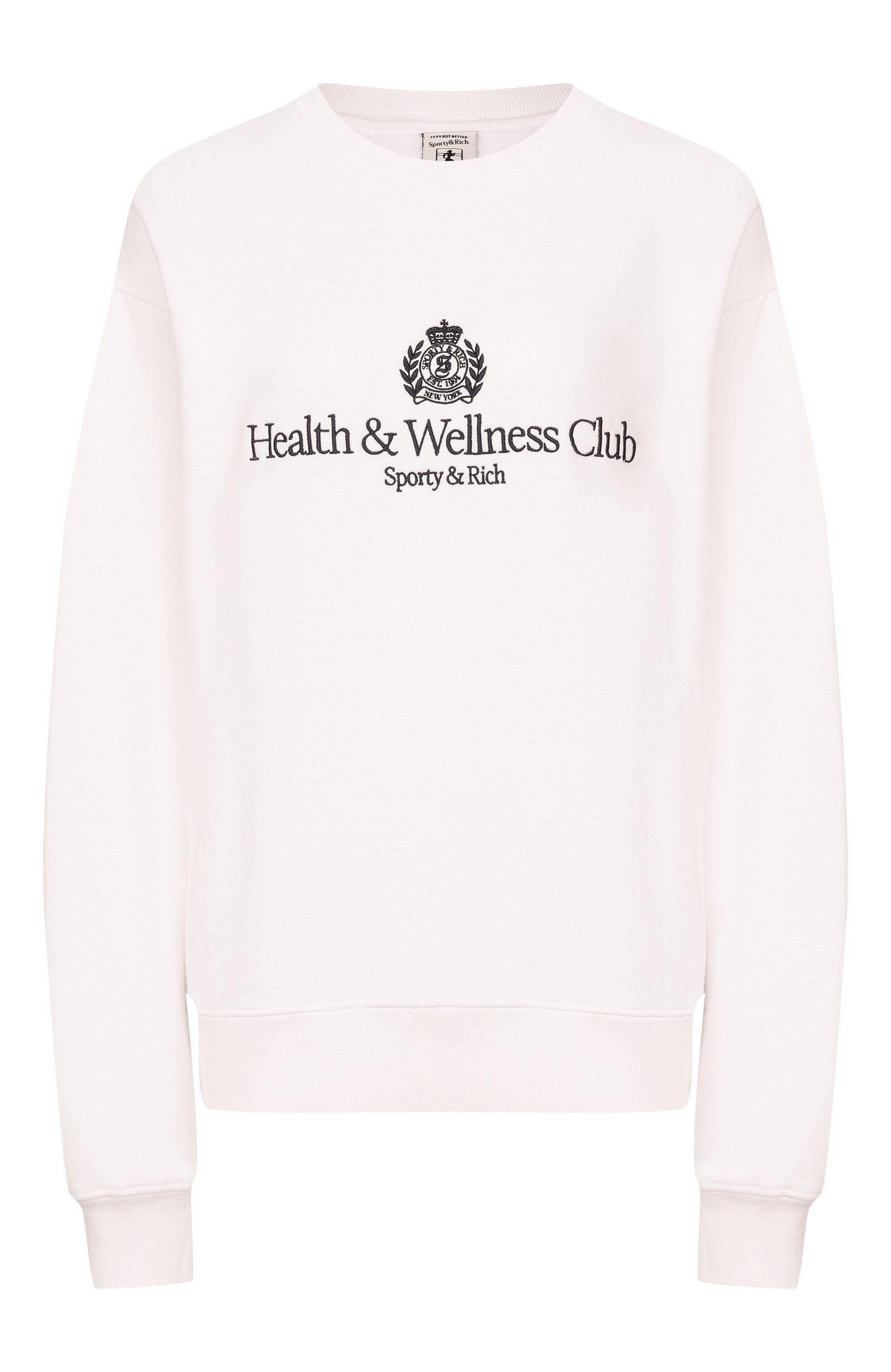 Хлопковый свитшот SPORTY AND RICH, арт. ST098712241WH01, фото 1