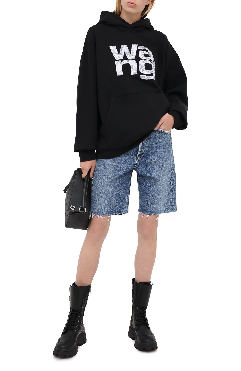 Хлопковое худи ALEXANDER WANG, арт. UCC2201018, фото 2