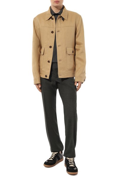 Шерстяные брюки-карго STEFANO RICCI хаки цвета по цене 126500 руб., арт. M1T3300160/W0002I, фото 2 Шерстяные брюки-карго STEFANO RICCI, арт. M1T3300160/W0002I, фото 2