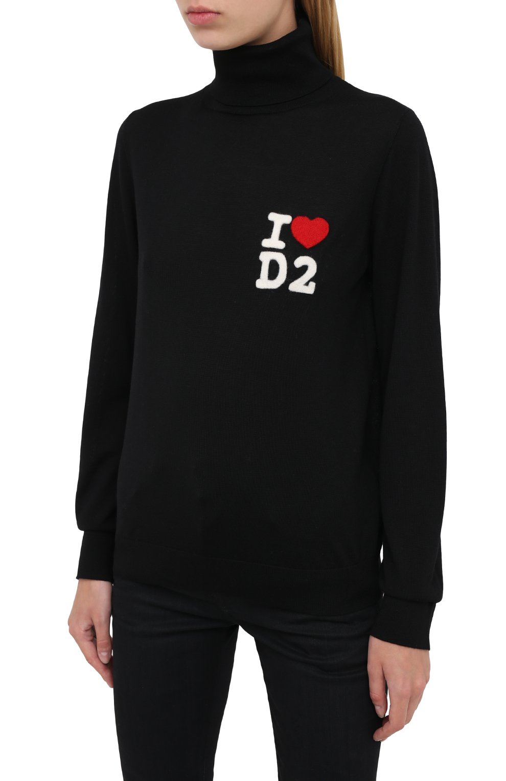 Шерстяная водолазка DSQUARED2, арт. S75HA0995/S17399, фото 3