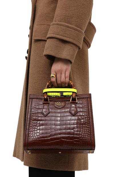 Сумка diana small из кожи аллигатора GUCCI, арт. 660195/EZINT/AMIS, фото 2