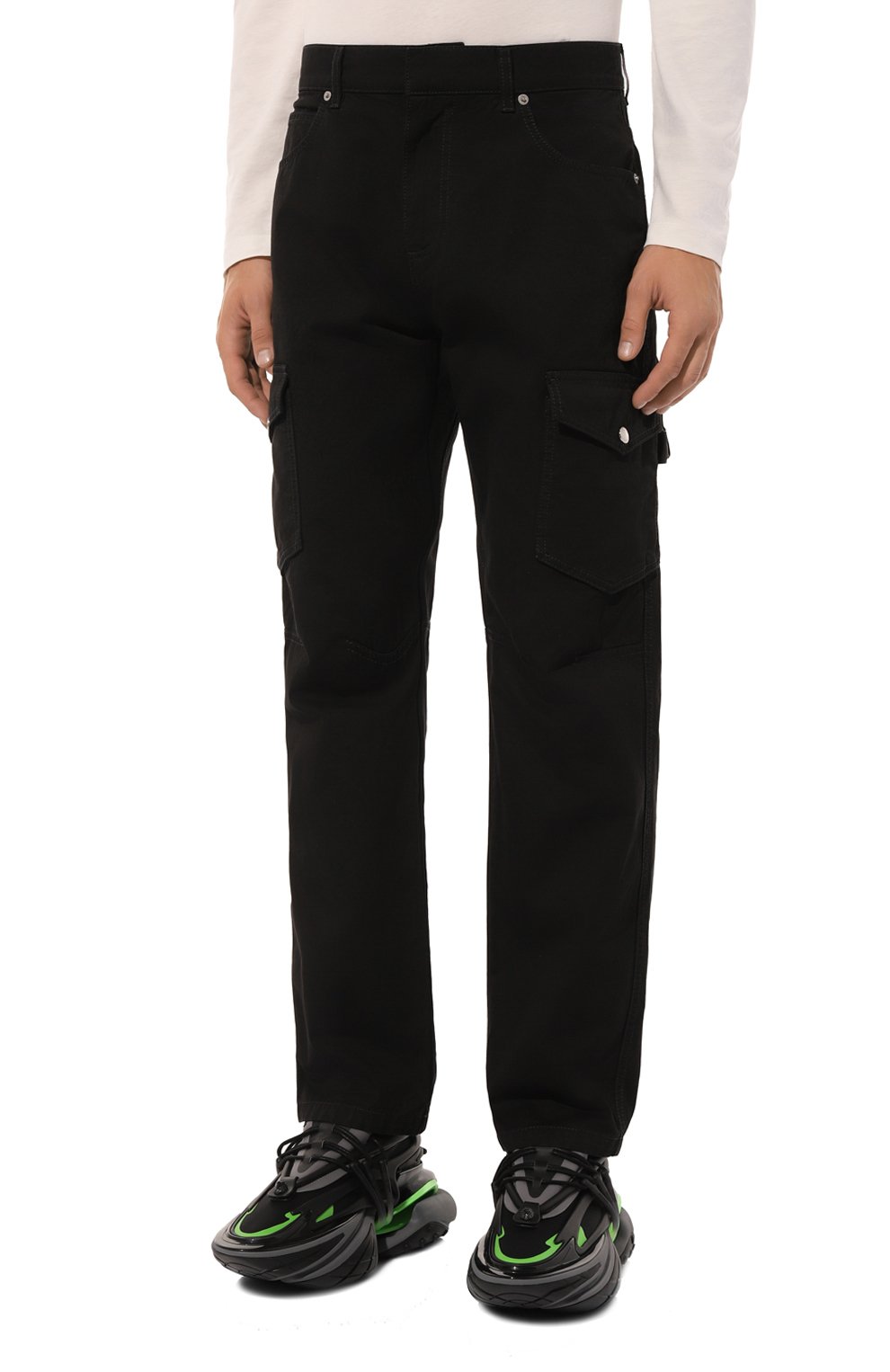 Хлопковые брюки-карго BALMAIN, арт. DH1MI080/CF31, фото 3