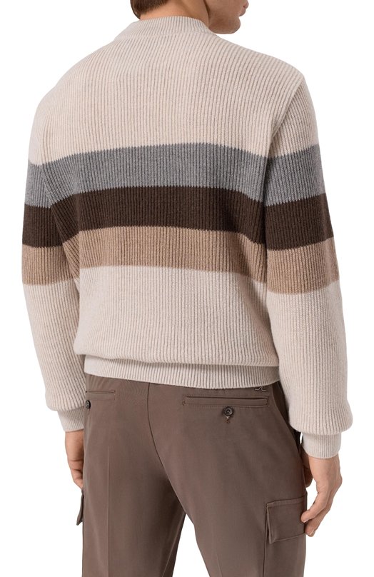 Шерстяной свитер Paul&Shark 15311050/3XL Бежевый  15311050/3XL Фото 4