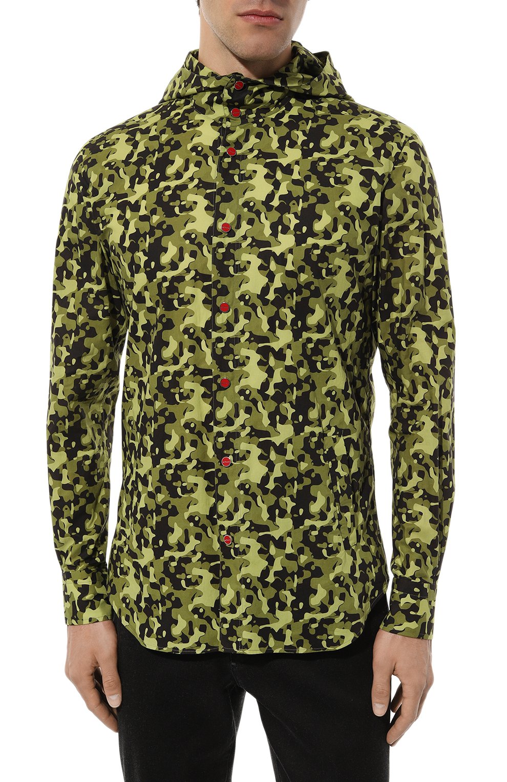 Хлопковая рубашка KITON, арт. UMCMARH08834, фото 3