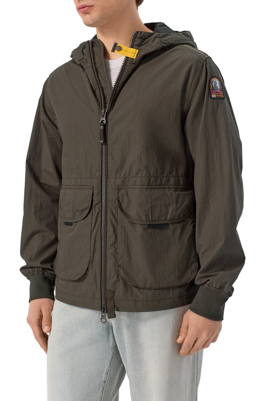 Хлопковая куртка Parajumpers 26SM-PM JKR M02 Хаки  26SM-PM JKR M02 Фото 3