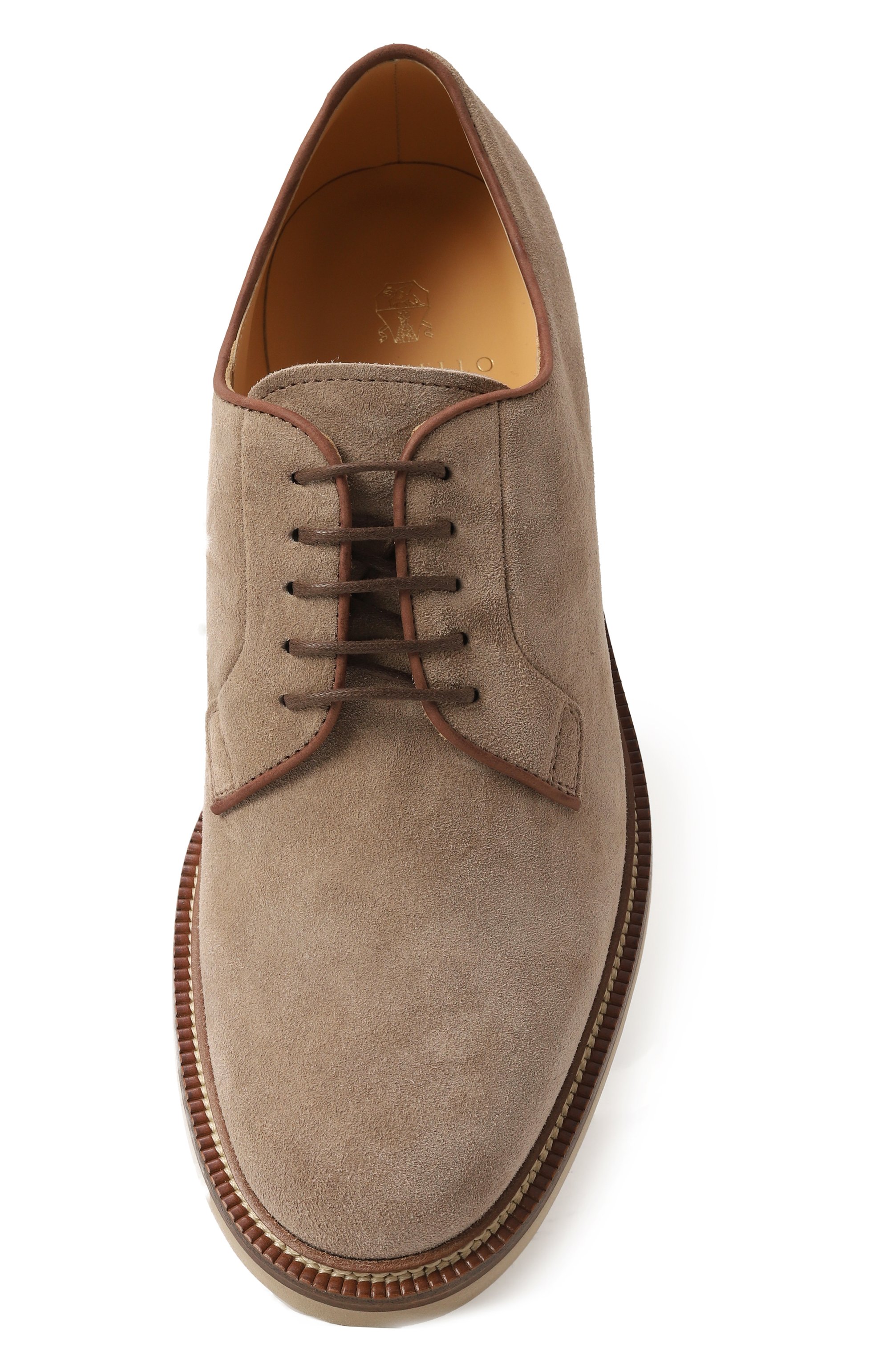 Замшевые дерби BRUNELLO CUCINELLI, арт. MZUPEAT708, фото 6