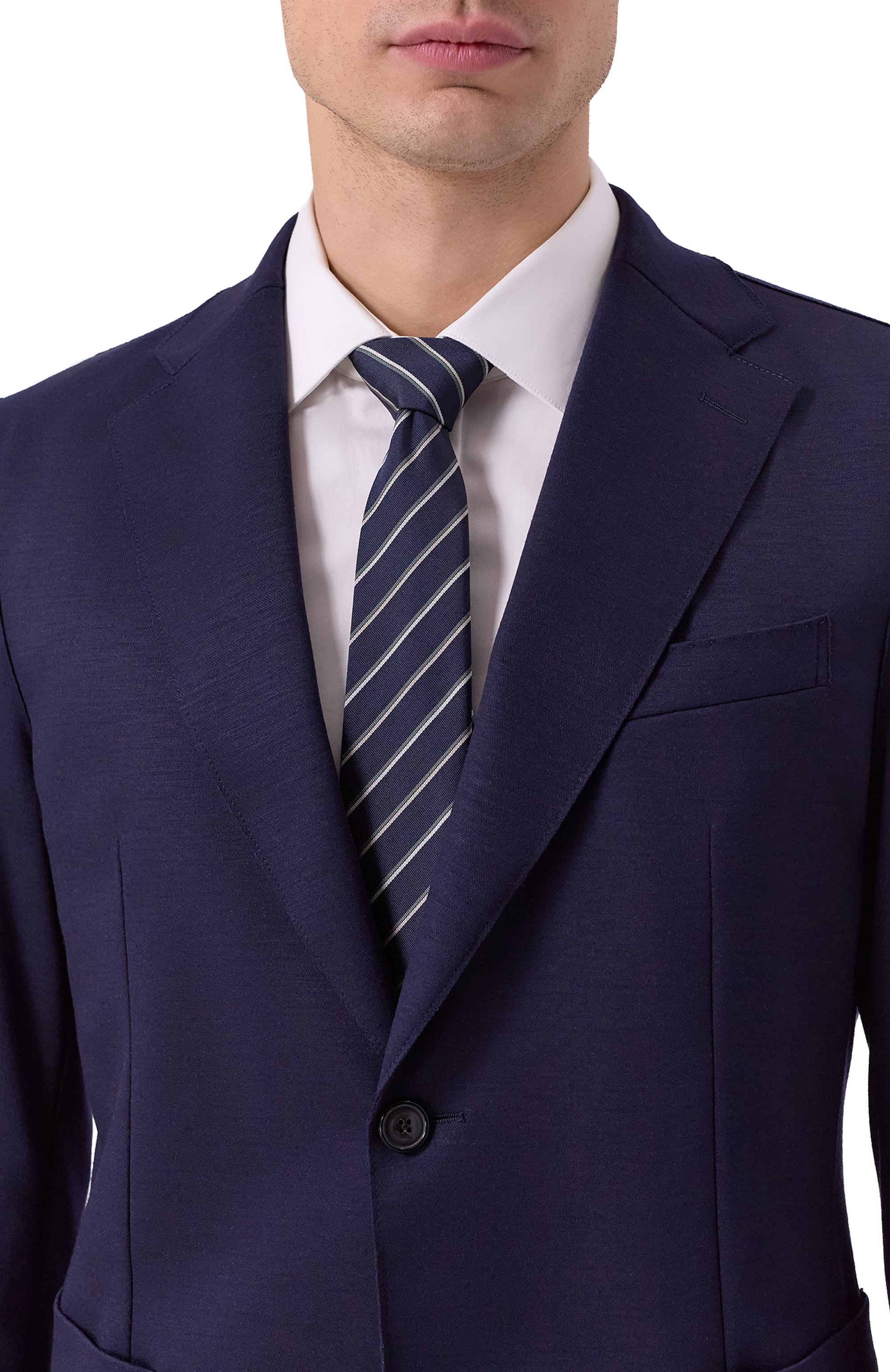 Шелковый галстук EMPORIO ARMANI, арт. EM001344/TE16543, фото 2