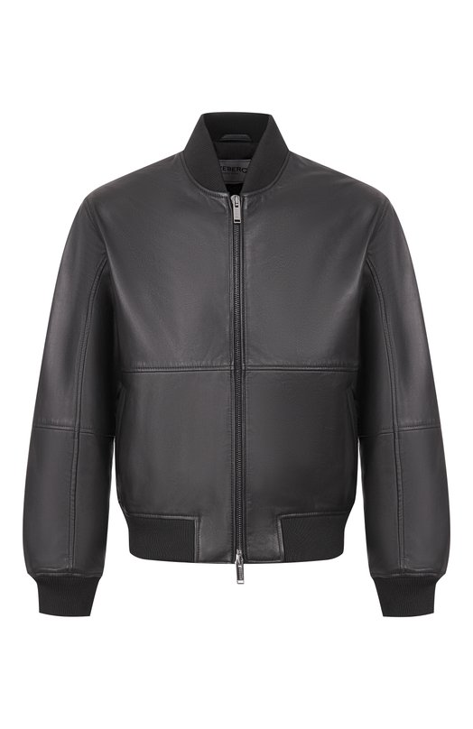 Кожаный бомбер Iceberg 26EI1P0Z011 Чёрный 26EI1P0Z011