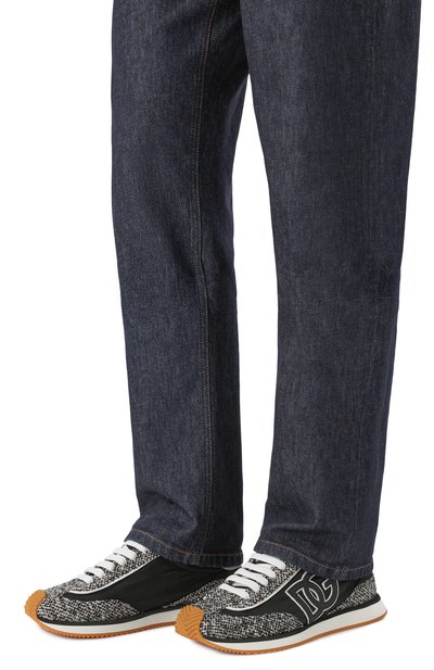 Комбинированные кроссовки dg cushion DOLCE & GABBANA, арт. CS2288/AP442, фото 3