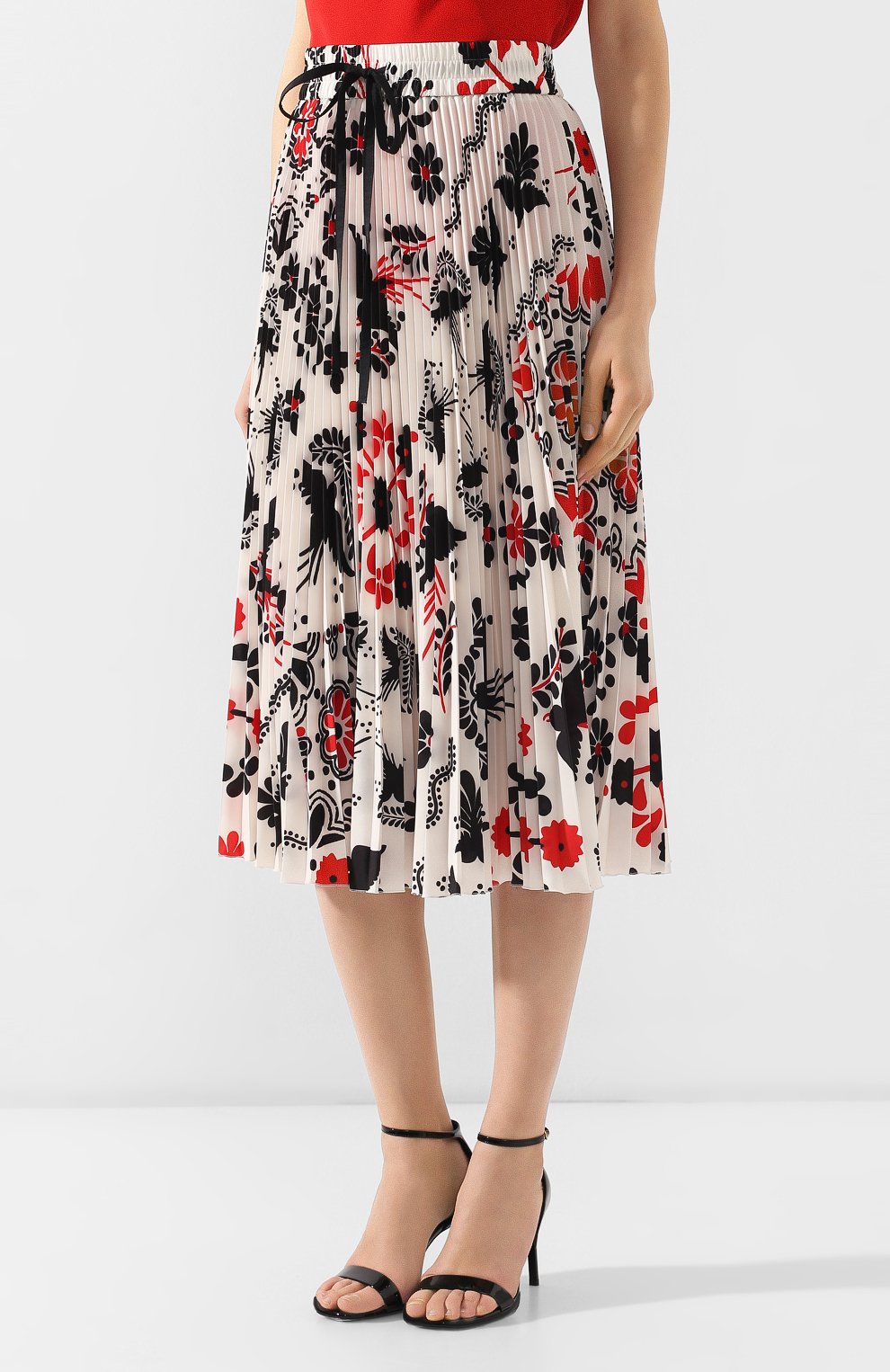 Плиссированная юбка REDVALENTINO разноцветного цвета по цене 51650 руб., арт. RR0RAA70/PZL, фото 3 Плиссированная юбка REDVALENTINO, арт. RR0RAA70/PZL, фото 3