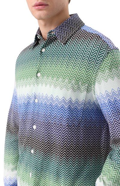 Хлопковая рубашка MISSONI, арт. US25SJ0K/BR010V, фото 5