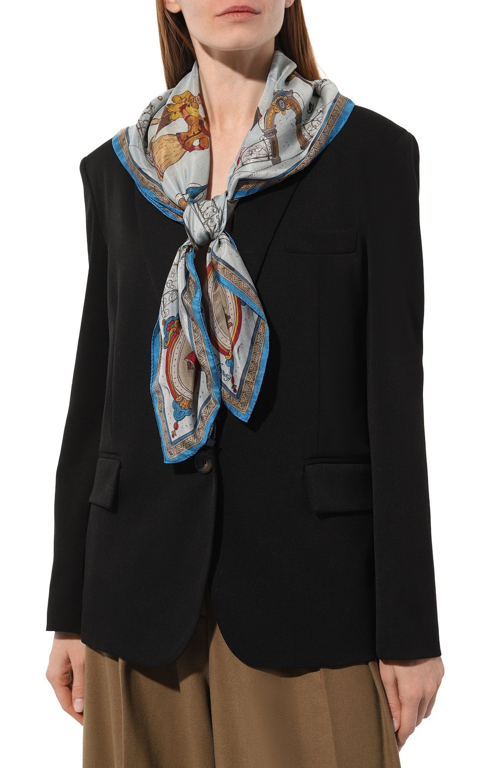 Шелковый платок на катке GOURJI, арт. T28SKATE7R/1, фото 2