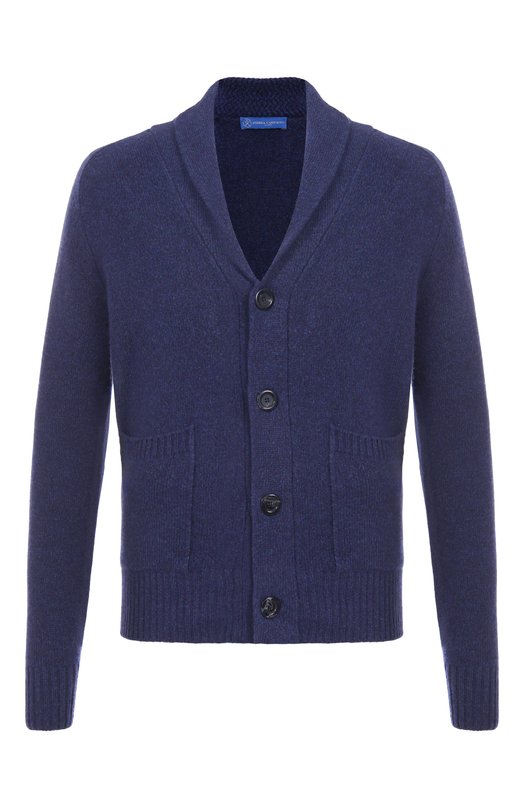Шерстяной кардиган Andrea Campagna M5625-6452T Синий M5625-6452T