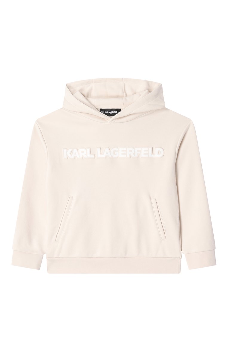 Хлопковое худи KARL LAGERFELD KIDS, арт. Z30576, фото 1