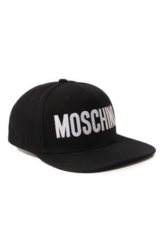 Мужская хлопковая бейсболка MOSCHINO черного цвета, арт. 231Z1A9205/8266 | Фото 1 (Материал: Хлопок, Текстиль; Нос: Не проставлено; Материал сплава: Проставлено)