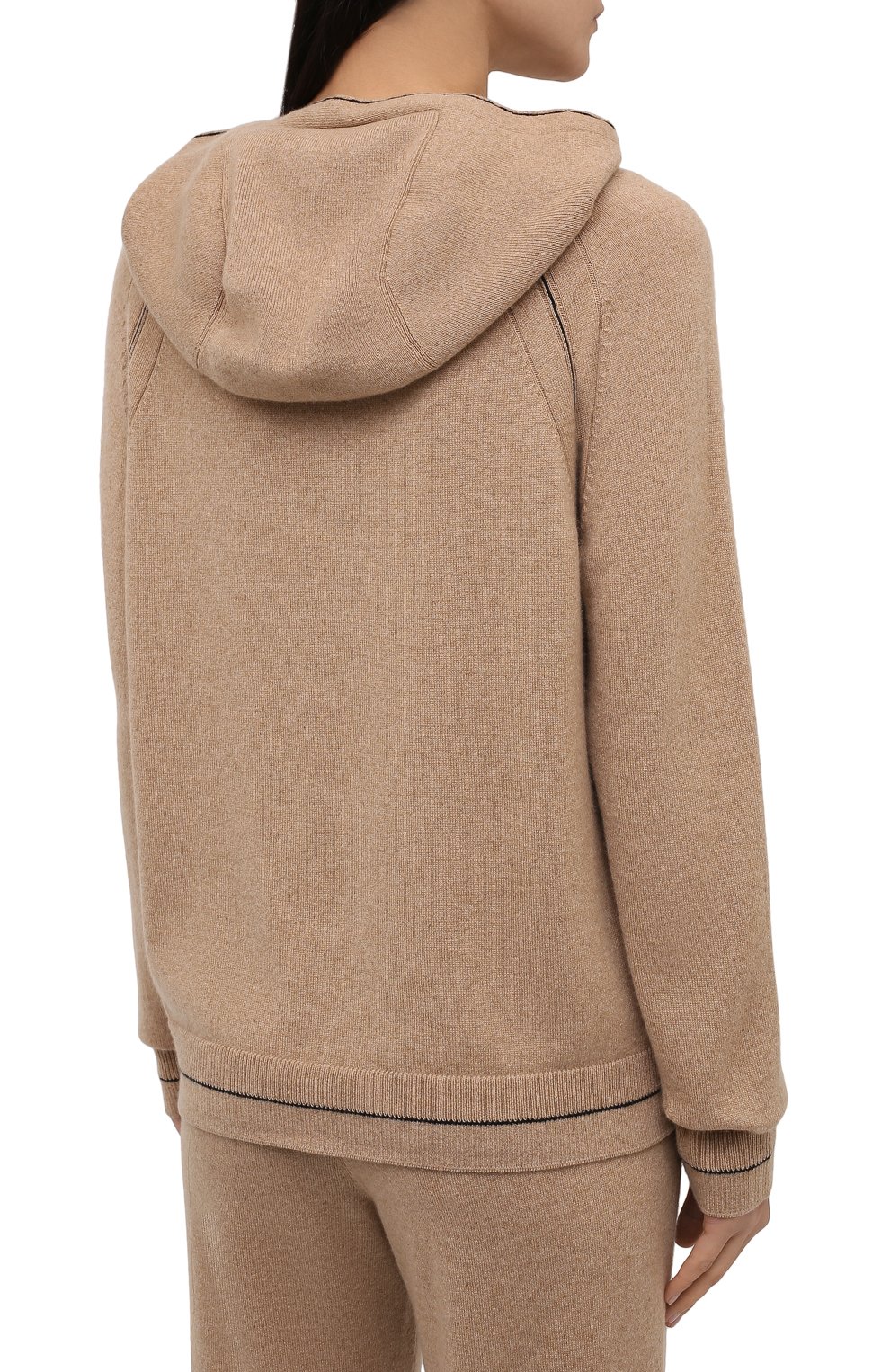 Кашемировый кардиган LORO PIANA бежевого цвета по цене 263000 руб., арт. FAL7041, фото 4 Кашемировый кардиган LORO PIANA, арт. FAL7041, фото 4
