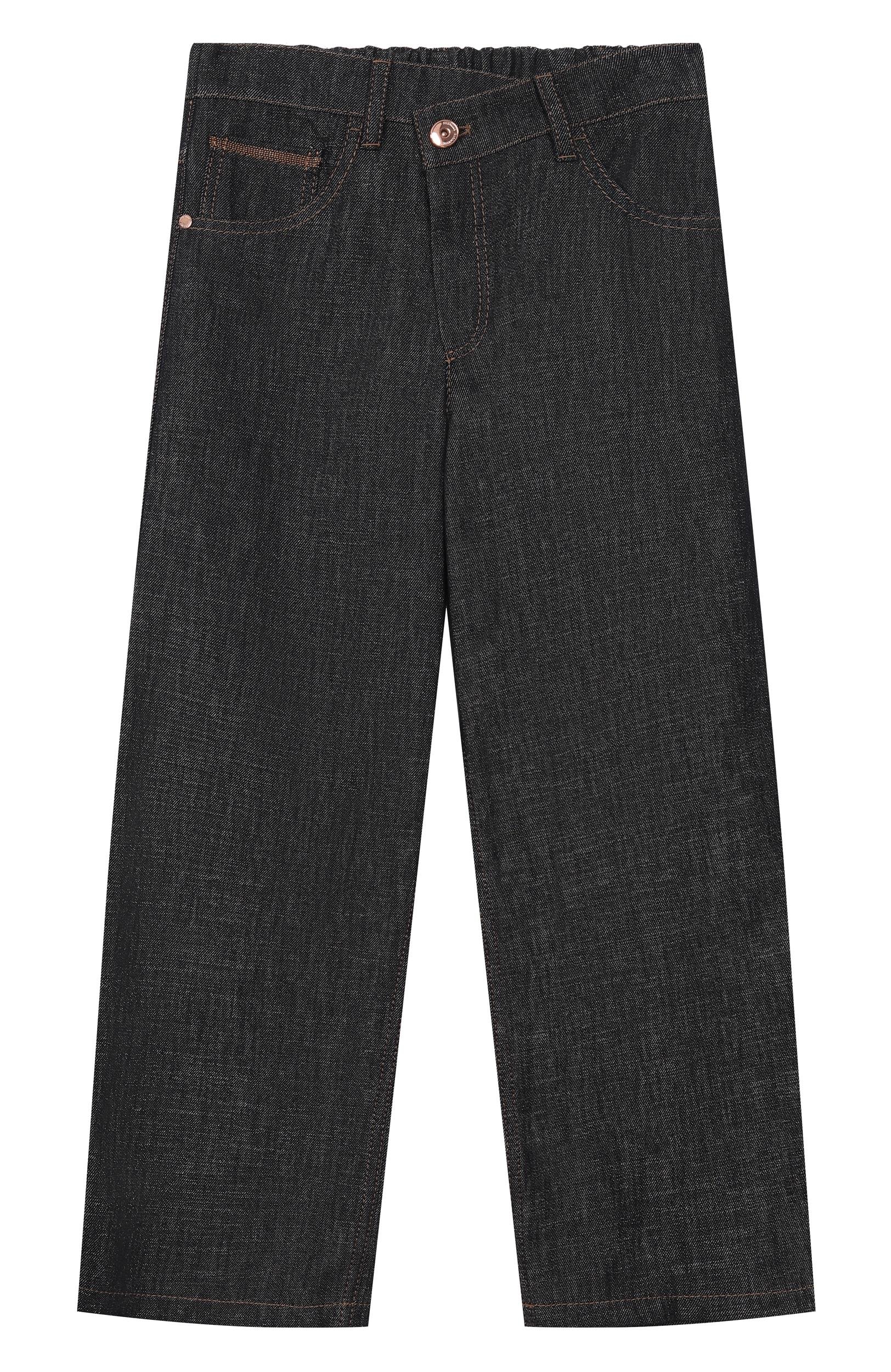 Джинсы BRUNELLO CUCINELLI темно-синего цвета по цене 59950 руб., арт. BB148P675C, фото 1 Джинсы BRUNELLO CUCINELLI, арт. BB148P675C, фото 1