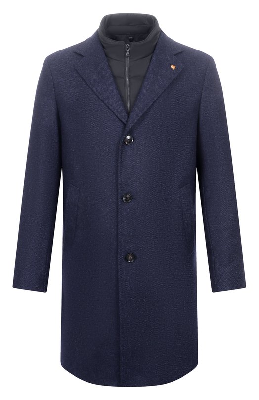 Шерстяное пальто Sartoria Latorre CTS056/UI0782 Синий CTS056/UI0782