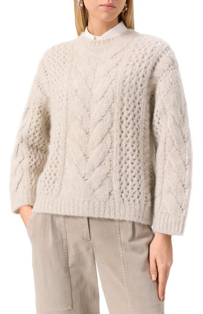 Шерстяной свитер BRUNELLO CUCINELLI, арт. MDU336110, фото 3