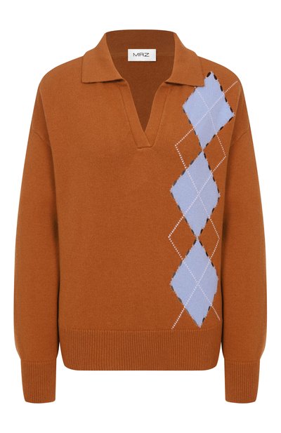 Женский поло из шерсти и кашемира MRZ, арт. FW25-0268