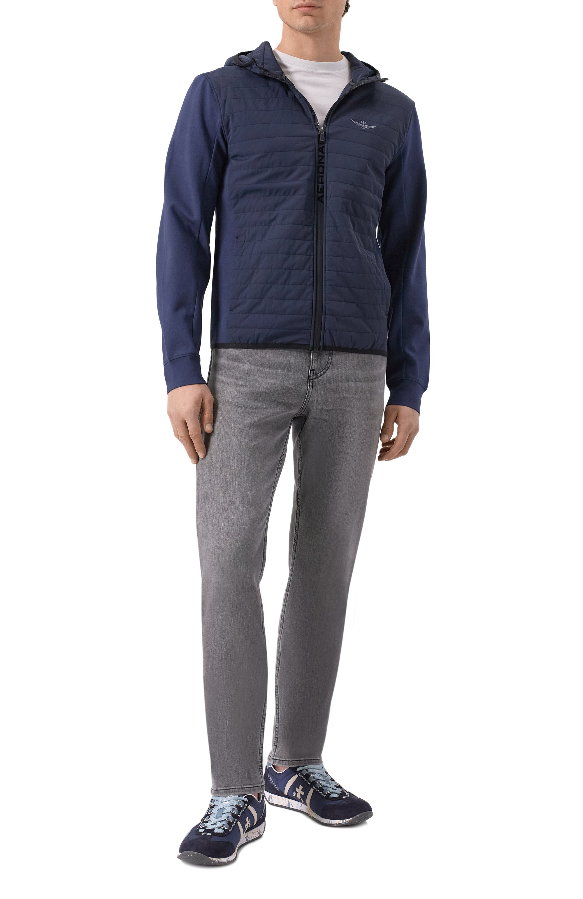 Комбинированная толстовка AERONAUTICA MILITARE, арт. AF498F559, фото 2