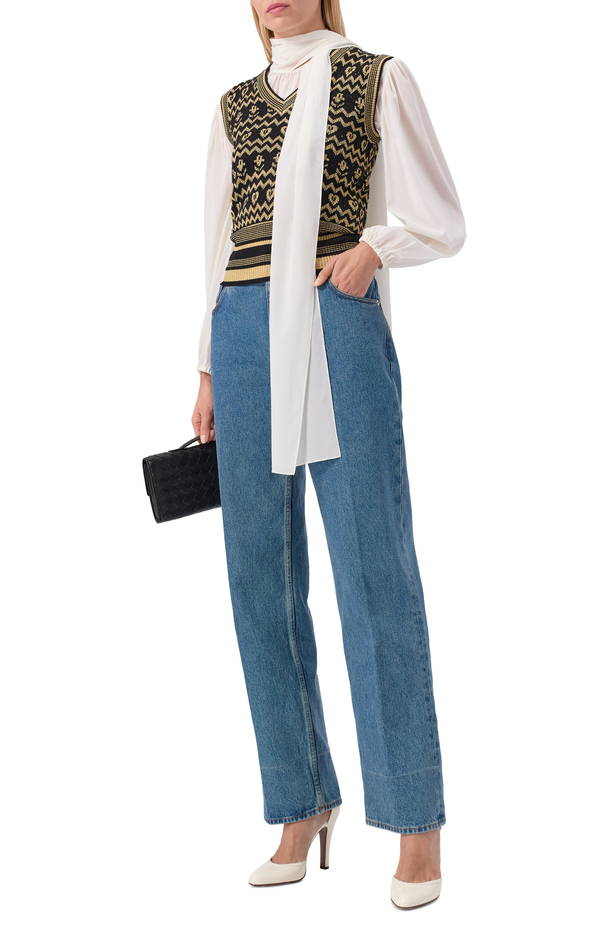 Жилет из шерсти и вискозы VALENTINO, арт. 7B3KM06C/9H0, фото 2