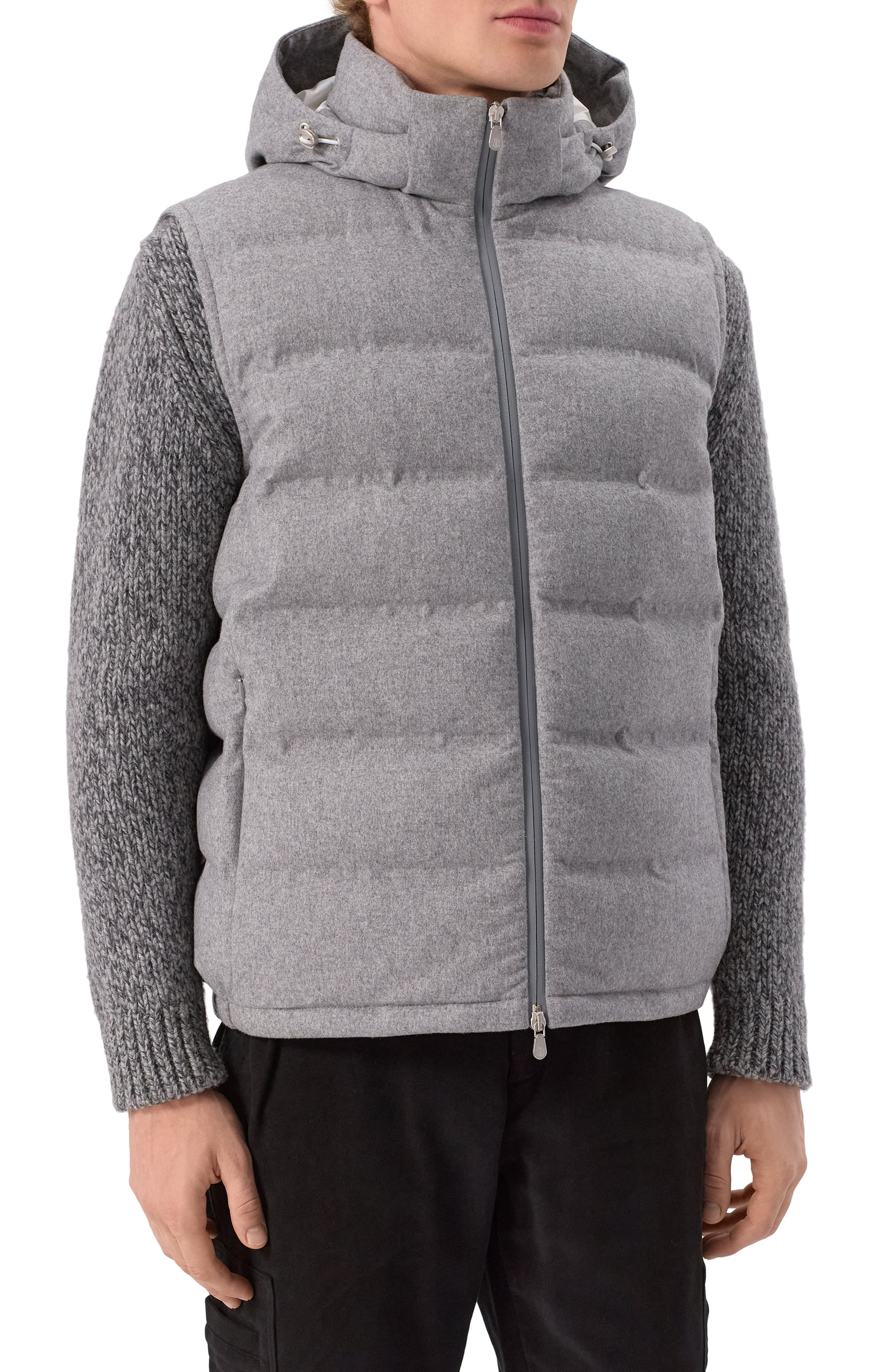 Пуховый жилет BRUNELLO CUCINELLI, арт. MQ4631608, фото 3